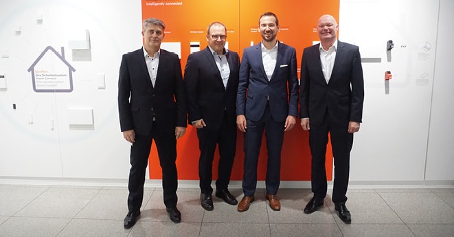 Bernd Firmenich, Markus Halbig, Dominik Marte und Harald Rode (v.l.)