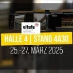 Regiolux und Lichtwerk auf der eltefa 2025: Halle 4, Stand A 30