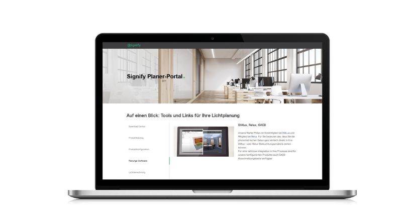 Eine Plattform für alle Fragen: Signify bringt neues Planer-Portal an den Start