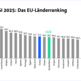 Deutshcland ist nur auf Platz 14 des EU-Länderrankings (Grafik: Bitkom)