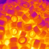 Diffus an die Umgebung abgegebene Abwärme
ist schlecht zu handhaben (Foto: Fraunhofer-Institut für physikalische Messtechnik).