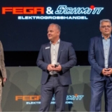 Fega & Schmitt verbindet sämtliche Bereiche der Elektrobranche. V.l.n.r.: Bernd Eberlein, Dirk Schindler, Thomas Krämm (Foto: Fega & Schmitt).