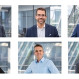 V.l.n.r. Thomas Schulten (Vertriebsleiter PiL), TImm Sagwitz (Projektgeschäft PiL), Sven Krägelius (Gebietsleiter PiL), Peter Böschen (Geschäftsführer Bö-Tec Handelsvertretung), Steffen Klewe (Geschäftsführer SKE Klewe Handelsvertretung), Gerhard Kottbauer (Geschäftsführer Handelsvertretung Kottbauer), (Foto: Performance in Lighting).